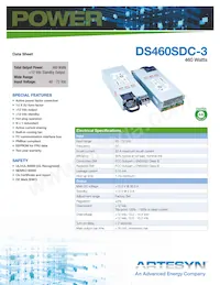 DS460SDC-3-001 Datasheet Copertura