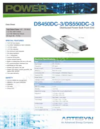 DS550DC-3-003 Datasheet Cover