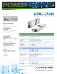 DS850-3-002 Datasheet Copertura