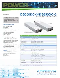 DS850DC-3-004數據表 封面