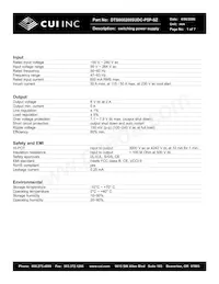 DTS060200SUDC-P5P-SZ Datasheet Cover