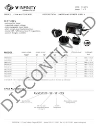 EMS120150-P5RP-SZ Datasheet Copertura