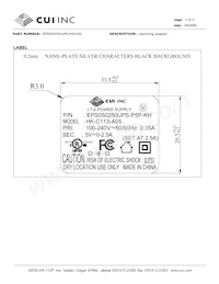 EPS050250UPS-P5P-KH Datasheet Pagina 2