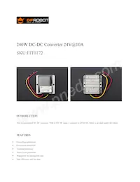 FIT0172 Datasheet Cover