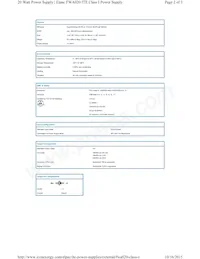 FWA020012A-10B Datasheet Pagina 2