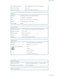 FWA020012B-10B Datasheet Pagina 2