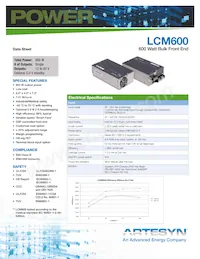 LCM600U-T數據表 封面