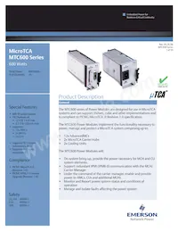 MTC600-ACNR16S1J Datasheet Copertura