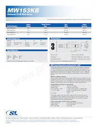 MW153KB1203F01 Datasheet Page 2