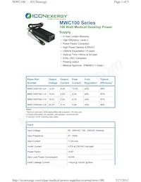 MWC100015A-12A Datasheet Cover