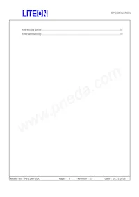PB-1240-6SA0 Datasheet Page 4