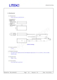 PB-1240-6SA0 Datasheet Page 10