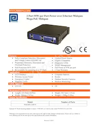 POE240U-2MP-N Datasheet Cover