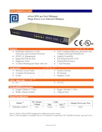 POE806U-8MP-N Datenblatt Cover
