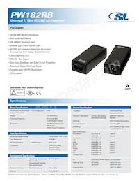 PW182RB4800F01 Datasheet Cover