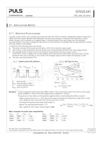 QTD20.241 Datasheet Page 21