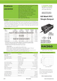 RACD60-1400/TOF數據表 封面