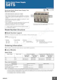 S8TS-06024-E1. Datenblatt Cover