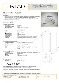 TLD1020-36-C0350 Datasheet Cover