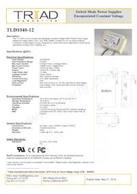 TLD1040-12 Datasheet Cover