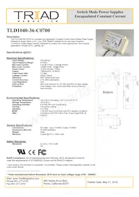 TLD1040-36-C0700 Datasheet Cover