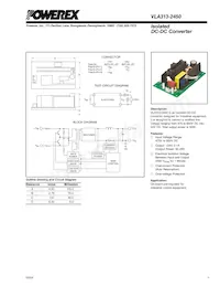 VLA313-2450 Datasheet Cover