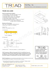 WDU18-1400 Datenblatt Cover
