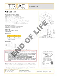 WDU75-100數據表 封面