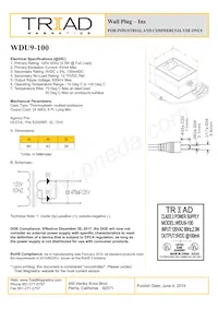 WDU9-100 Datenblatt Cover