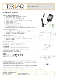 WSU045-3000-R Datenblatt Cover
