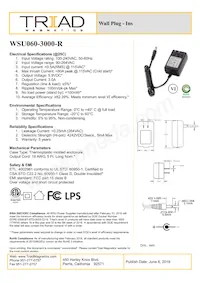 WSU060-3000-R Datasheet Copertura