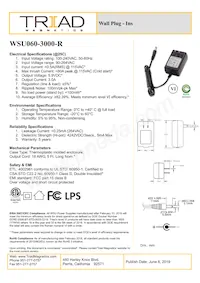 WSU060-3000-R Datasheet Cover