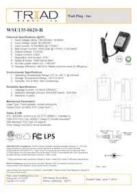 WSU135-0620-R Datasheet Cover