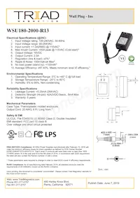 WSU180-2000-R13 Datasheet Cover