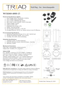 WSX060-4000-13 Datasheet Copertura