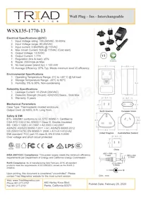 WSX135-1770-13 Datasheet Cover