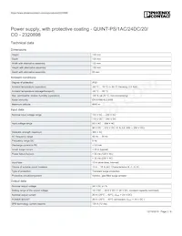 2320898 Datasheet Pagina 2