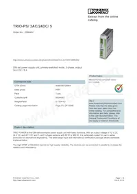 2866462 Datasheet Copertura