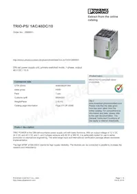 2866501 Datasheet Cover