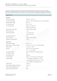 2866501 Datasheet Pagina 2