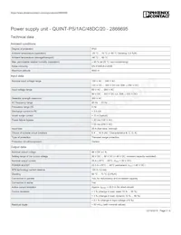 2866695 Datasheet Pagina 2