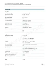 2868538 Datasheet Pagina 2