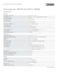 2902646 Datasheet Page 2