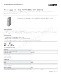 2904375 Datasheet Cover