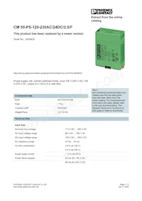 2939425 Datasheet Cover