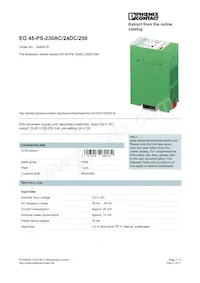 2940618 Datasheet Cover