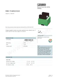 2941057 Datasheet Copertura