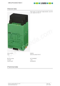 2942030 Datasheet Copertura