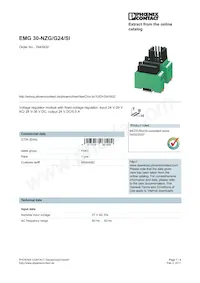 2943932 Datasheet Copertura