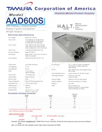 AAD600S-5 Datasheet Copertura